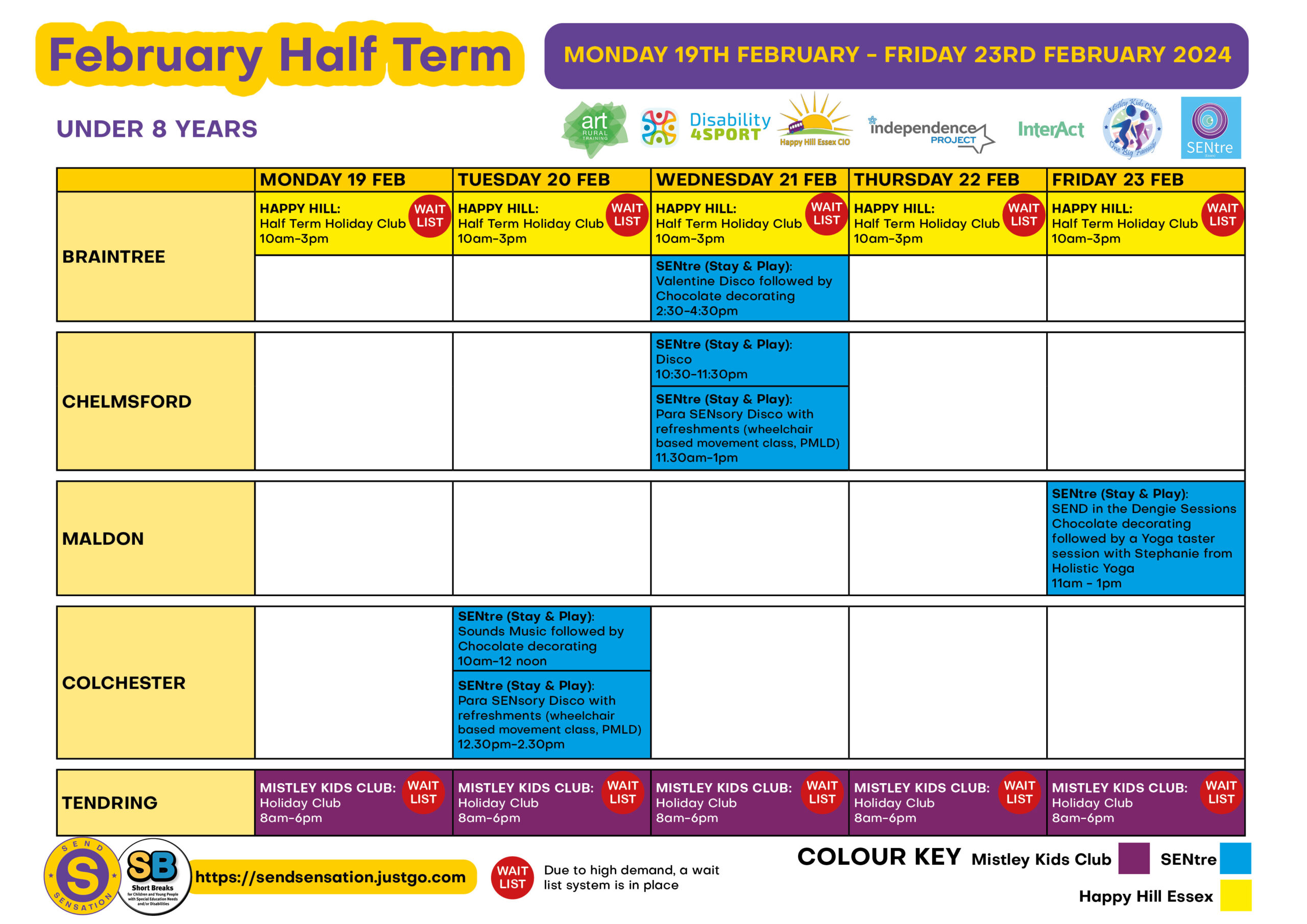 Timetables Send Sensation